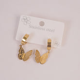 Branded Earring For Woman Golden